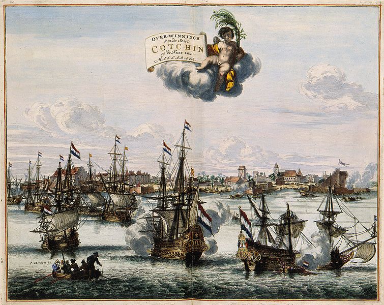 Dutch East Indian Company
Arrival on the coast of Malabar
Battle of Colachel

